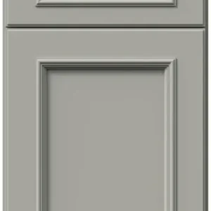 Fabuwood Allure kitchen cabinets in Imperio Nickel finish